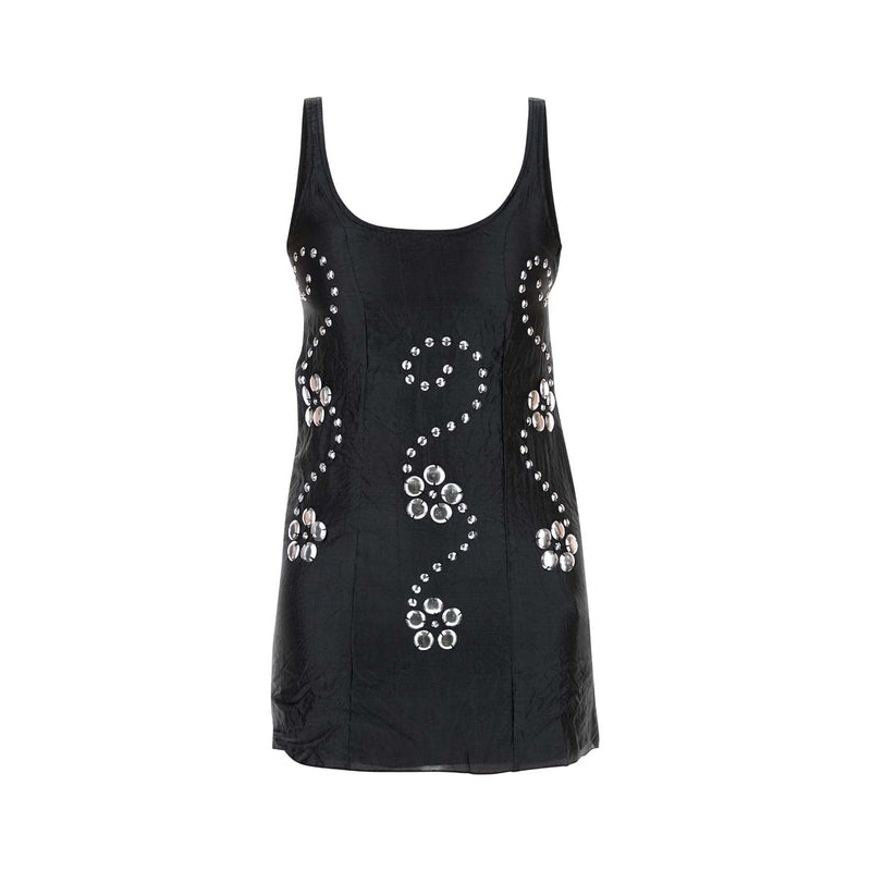 Claude Studded Silk Dress|L|M|S|XS