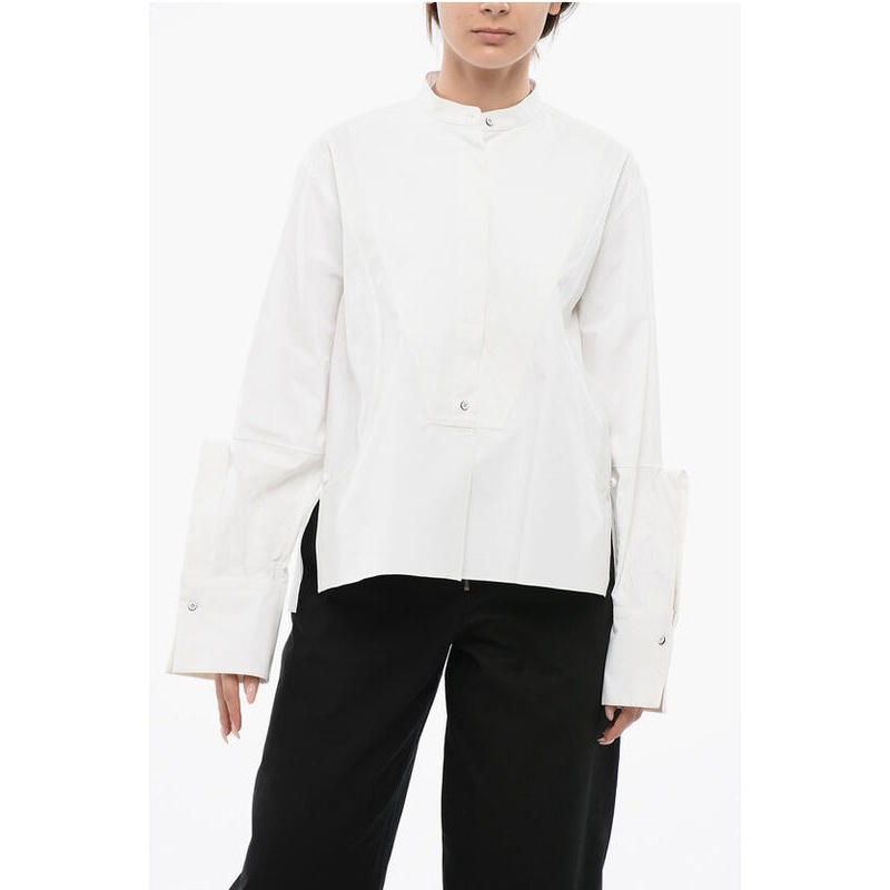 Over CRUISE Shirt with Asymmetric Trim Jackets