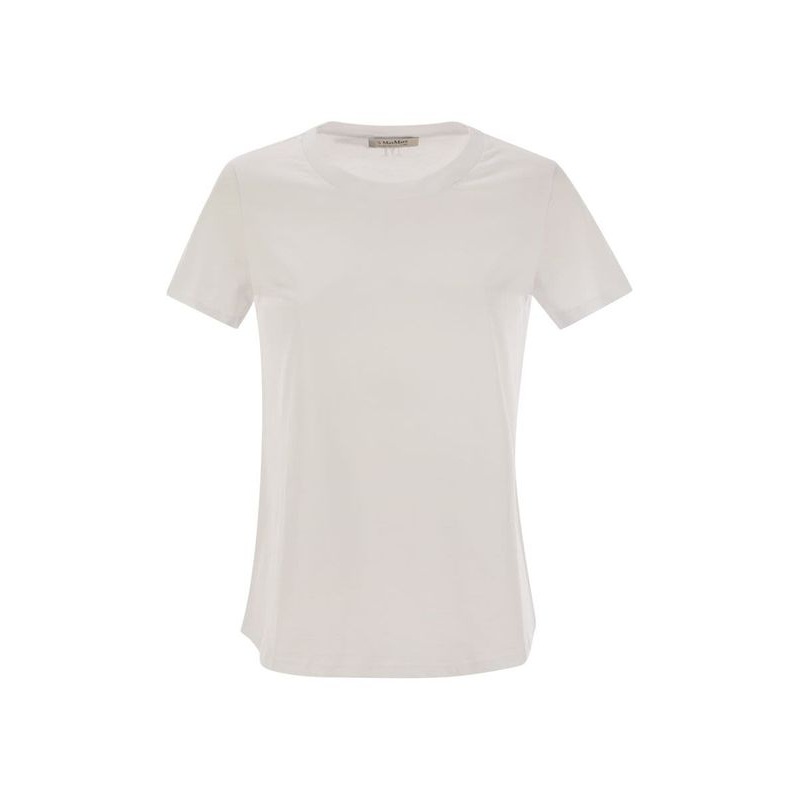 S Max Mara T-shirts and Polos White Half Sleeve