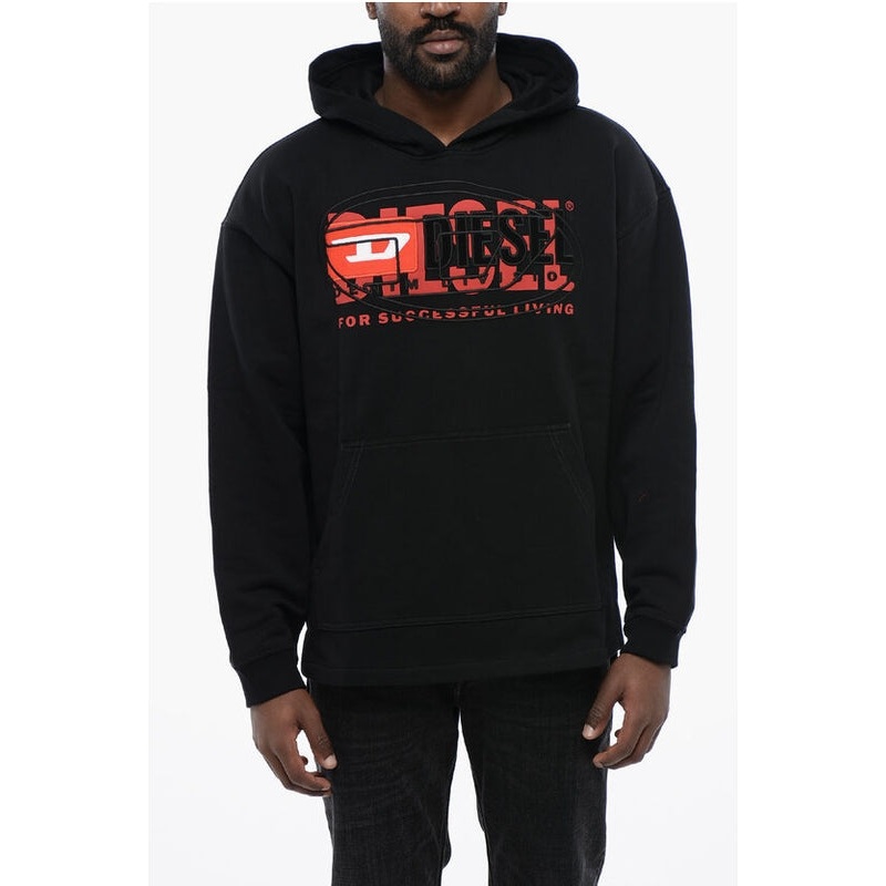 Brushed Cotton S-BAXT Hoodie with Embroidered Logo Hoodies