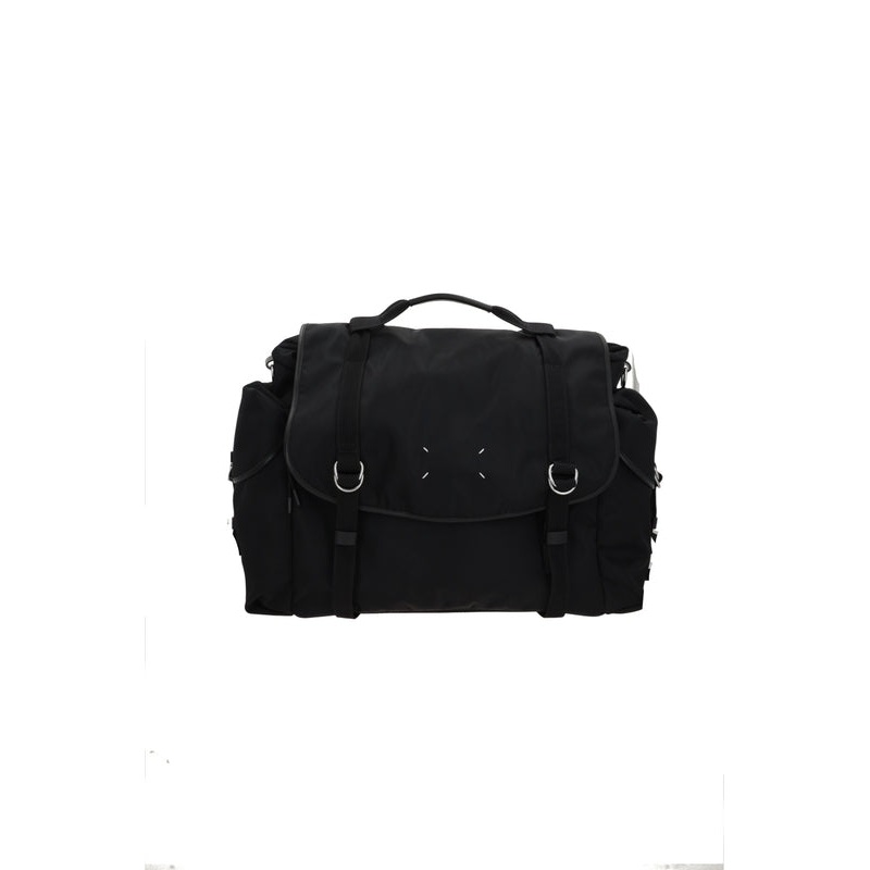 Maison Margiela Black Boston Bags