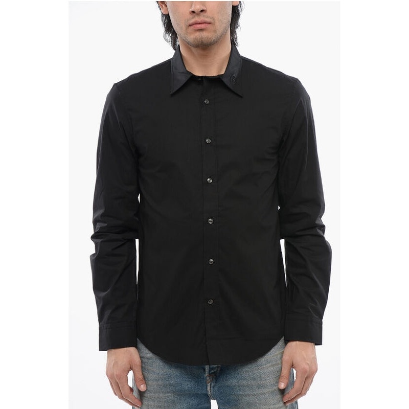 Solid Color Cotton Poplin S-BEN-CL-A Shirt Shirts