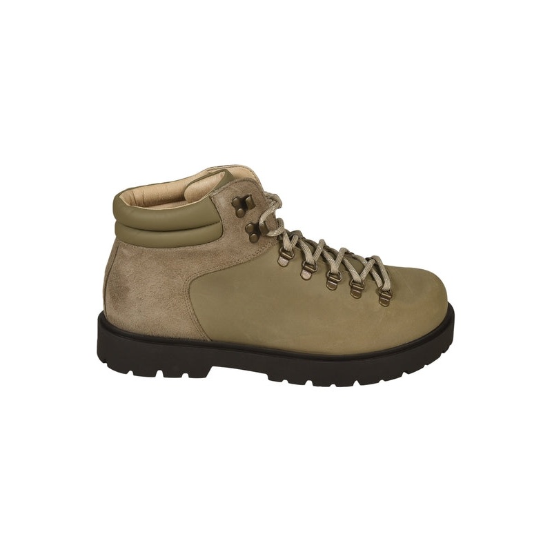 Birkenstock Green Lace-Up Boots