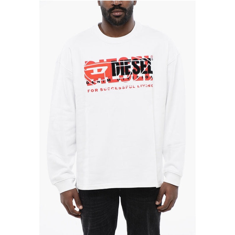Brushed Cotton S-BAXT-N1 Crew-neck Sweatshirt Sweatshirts