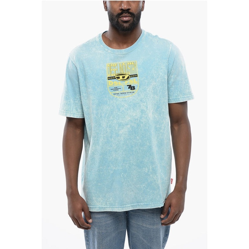 Printing Detail Cotton Short Sleeve T-shirt