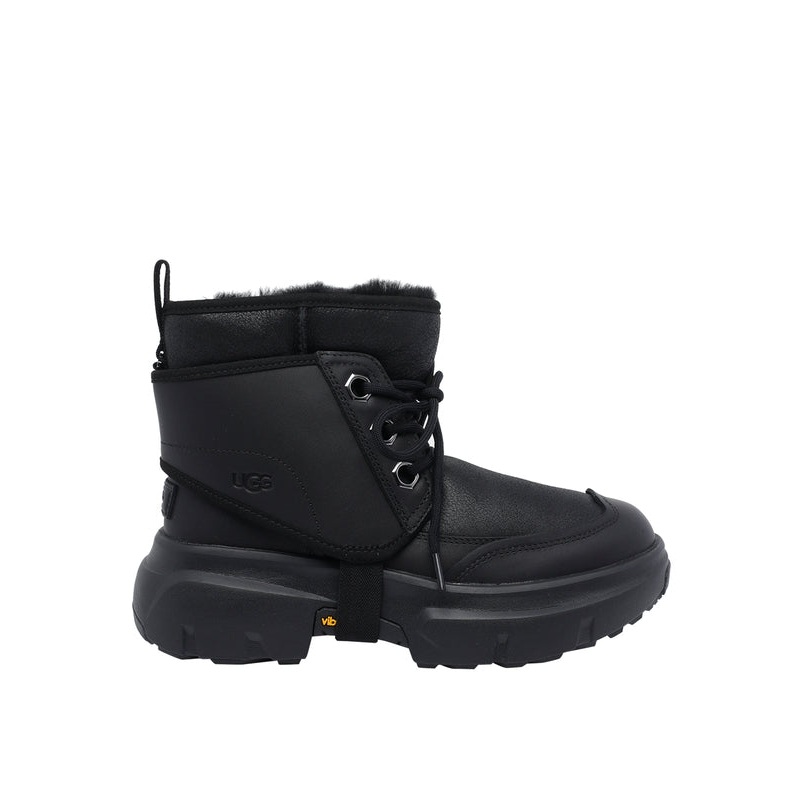 Ugg Black Lace-Up Boots|40|41|42|43|44