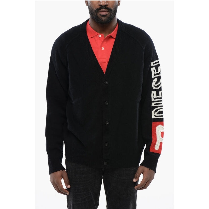 V-Neck Wool K-SARRI Cardigan Cardigans