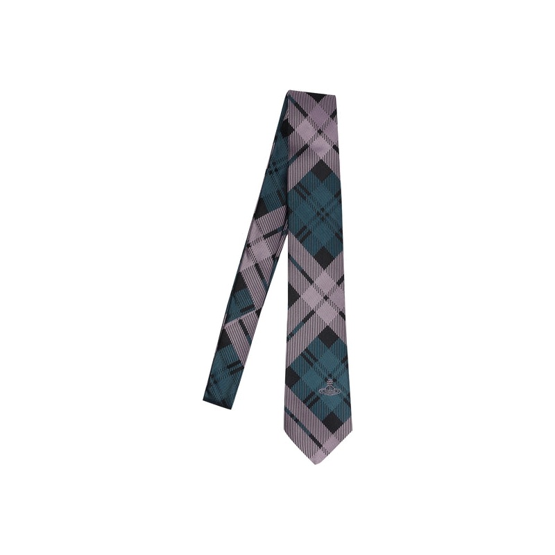 Vivienne Westwood Pink Blue Neck Ties