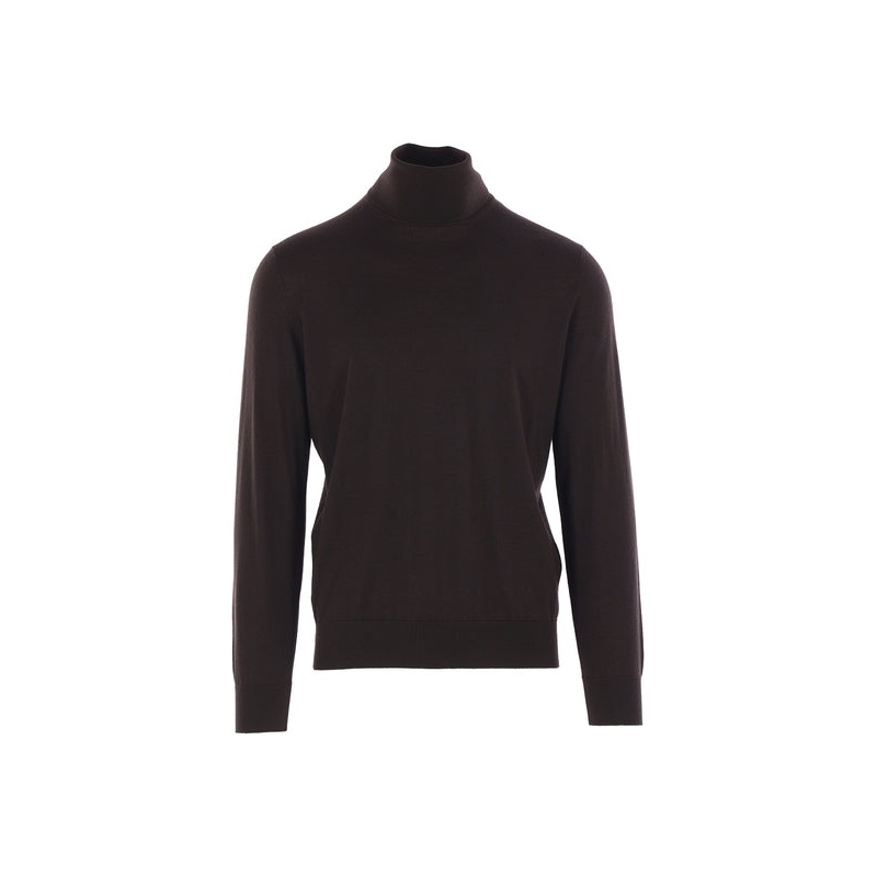 Z Zegna Brown Knitted|54