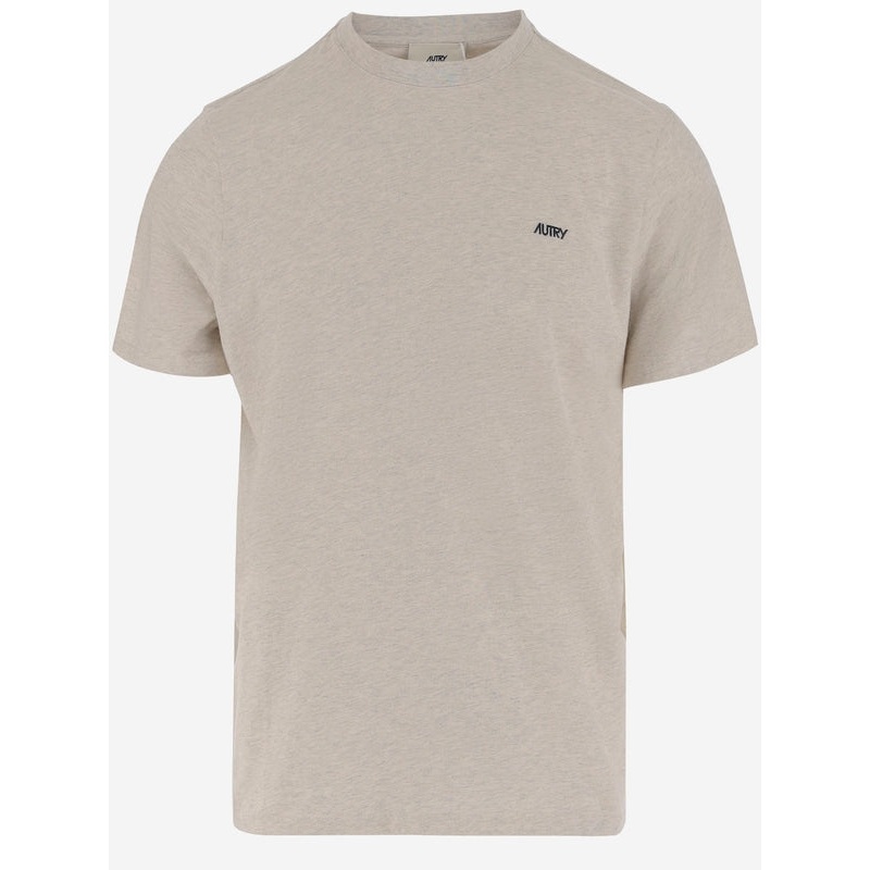 Autry Beige Short Sleeve T-Shirt
