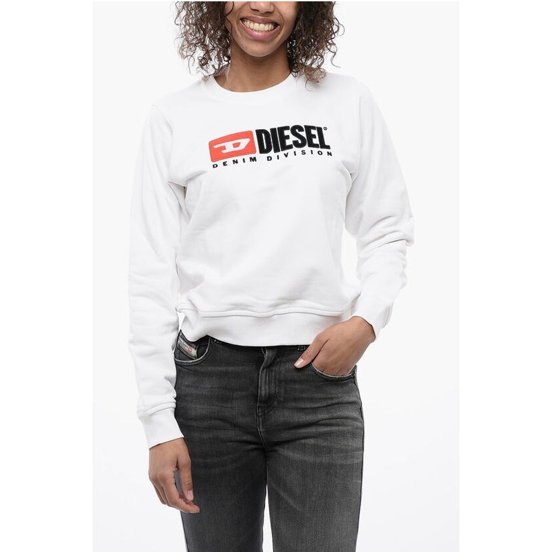 Diesel White Sweatshirt|XXS