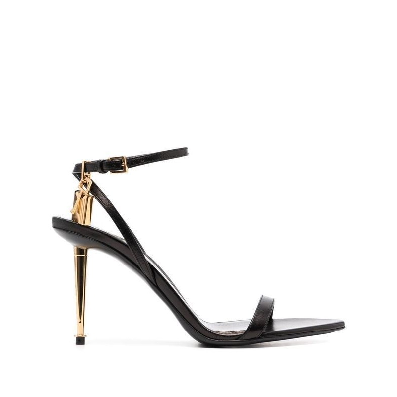 Tom Ford Black Sandal Heels|36