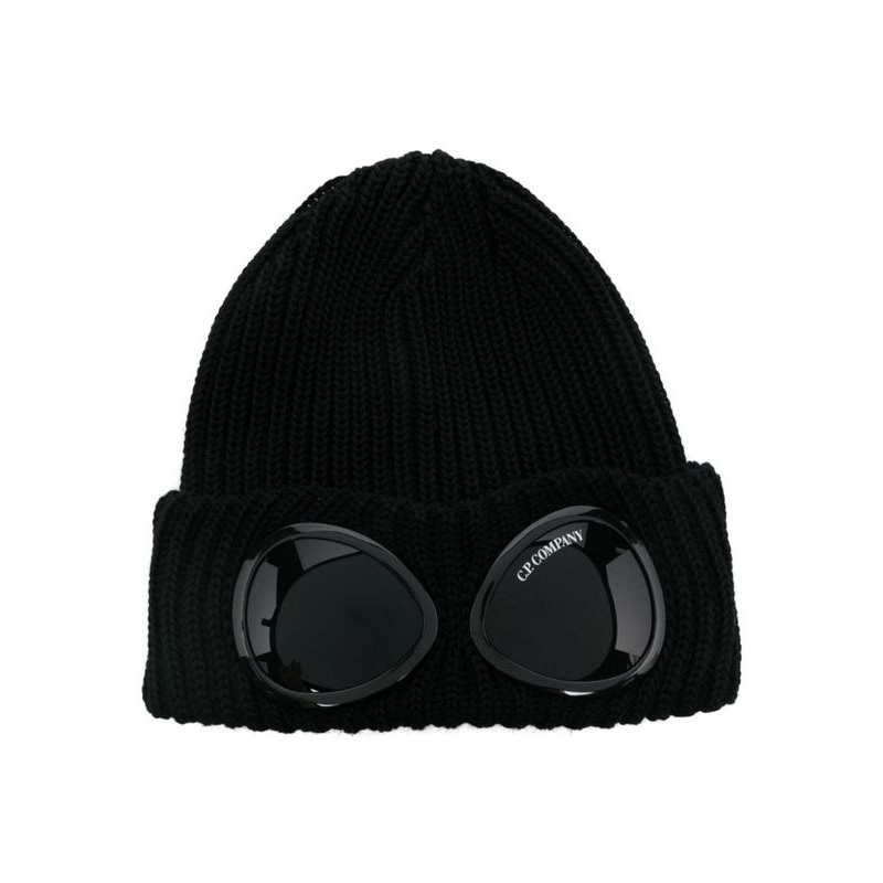 C.P. Company Black Beanies|OS