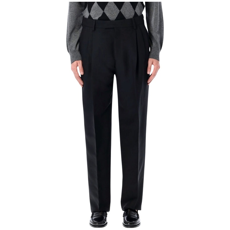 Ferragamo Black Tailored Pants
