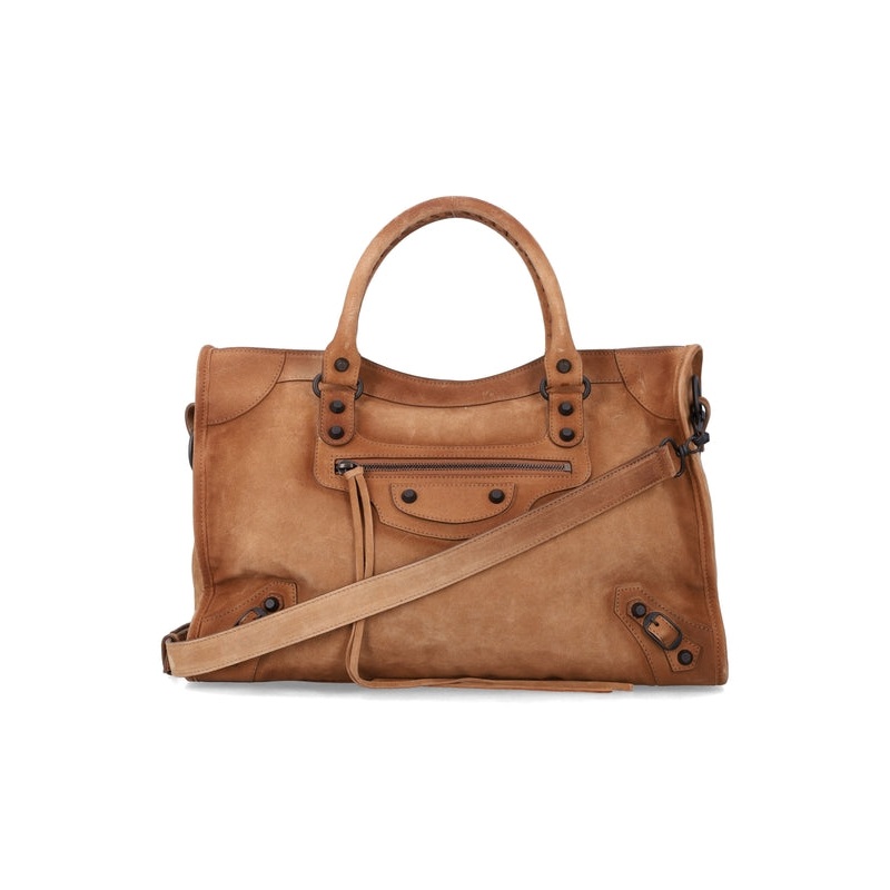 Le City Medium Leather Tote Bag
