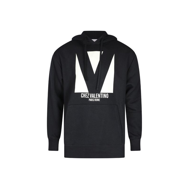 Logo Printed Hoodie|L|S