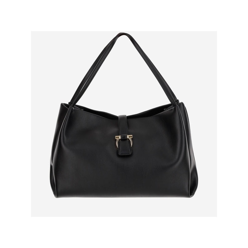 Ferragamo Gray Shoulder Bag|OS