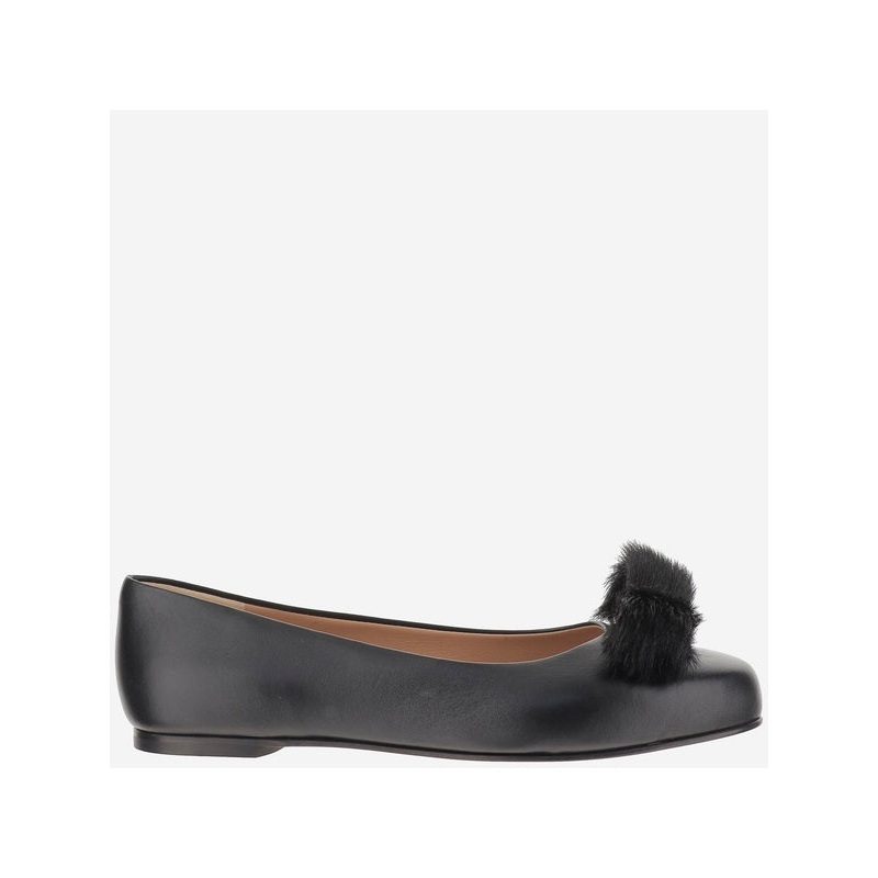 Ferragamo Black Flat Shoes|10|6.5|7|7.5|8|8.5|9|9.5