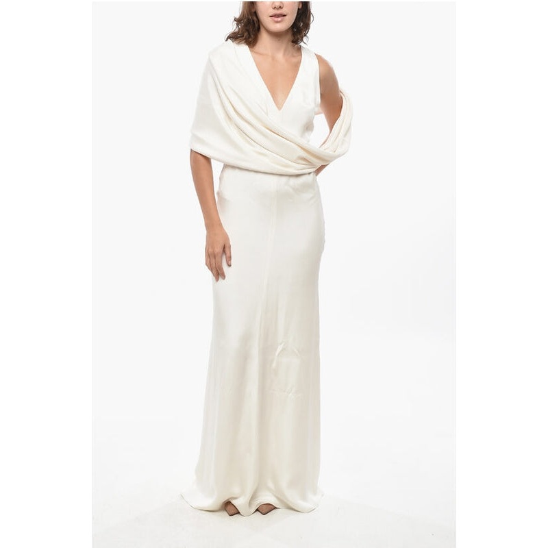 Max Mara White Long Dress|IT 40|IT 42