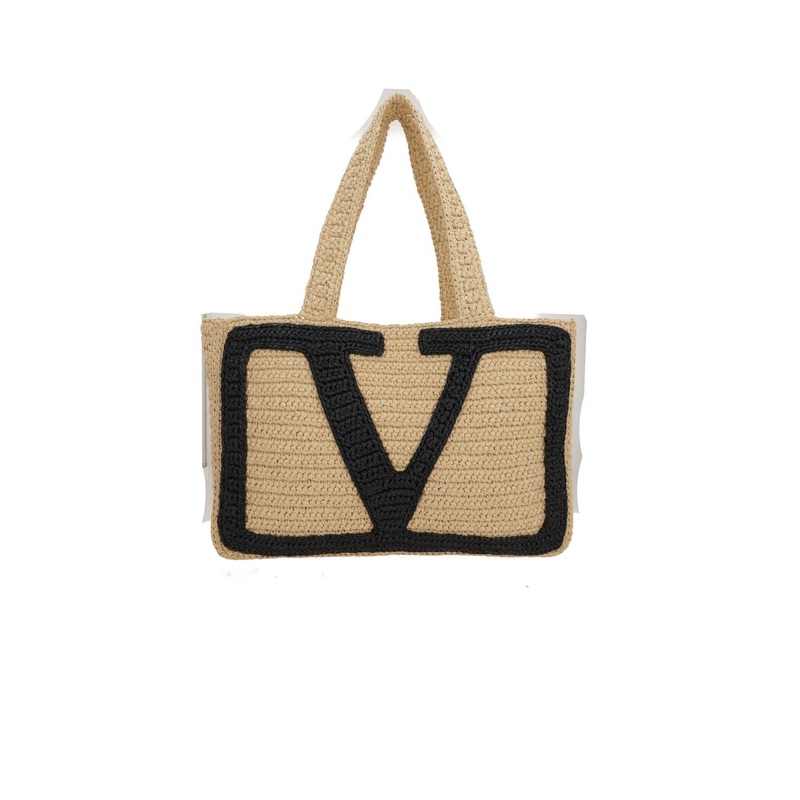 Valentino Beige Tote Bags|OS