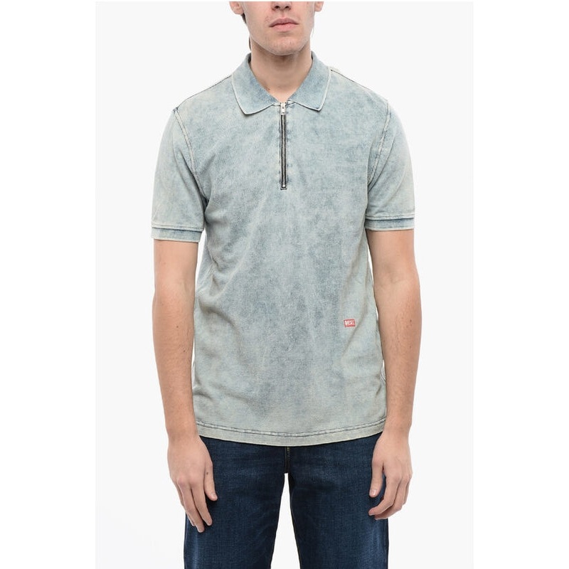 Diesel Sky Blue Polo Shirt|S