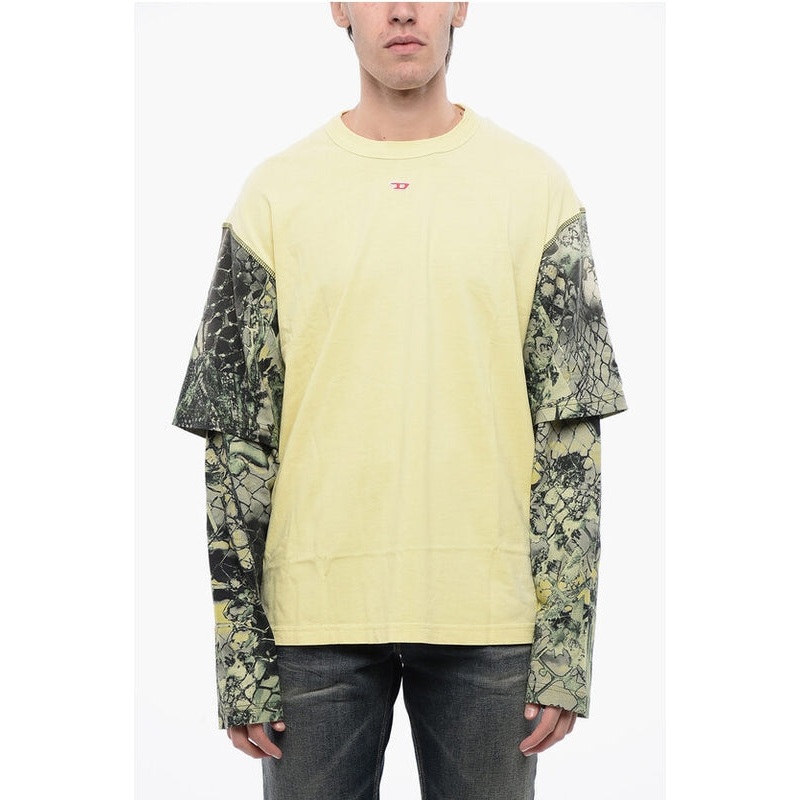 Diesel Yellow Long Sleeve Top|3XL|L|M|S|XL|XS|XXL