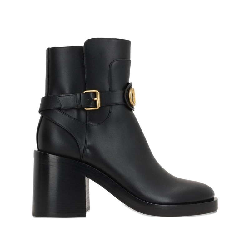 Valentino Black Ankle Boots|39|36.5|37.5