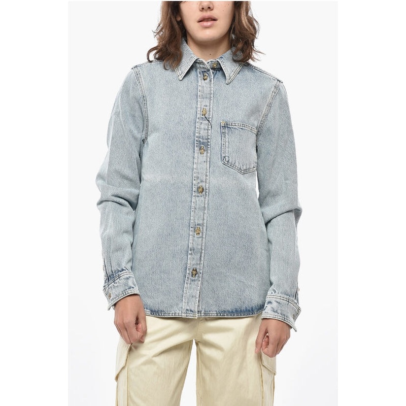 Toteme Blue Shirts & Blouses|IT 40|IT 42