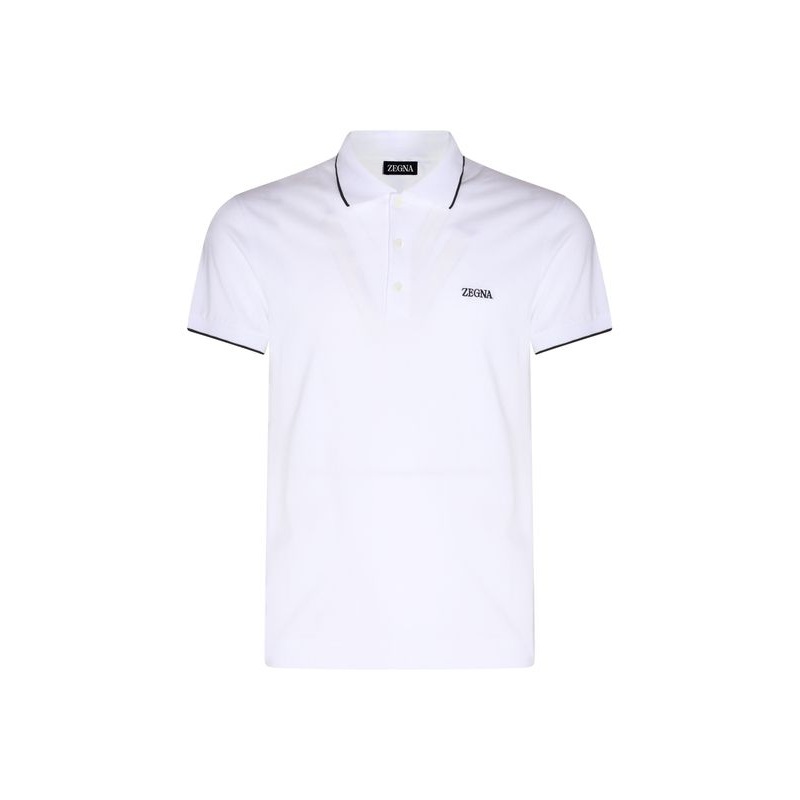 ZEGNA T-shirts and Polos White Polo Shirts