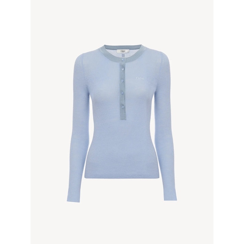 Henley Long Sleeve Top|L|XL