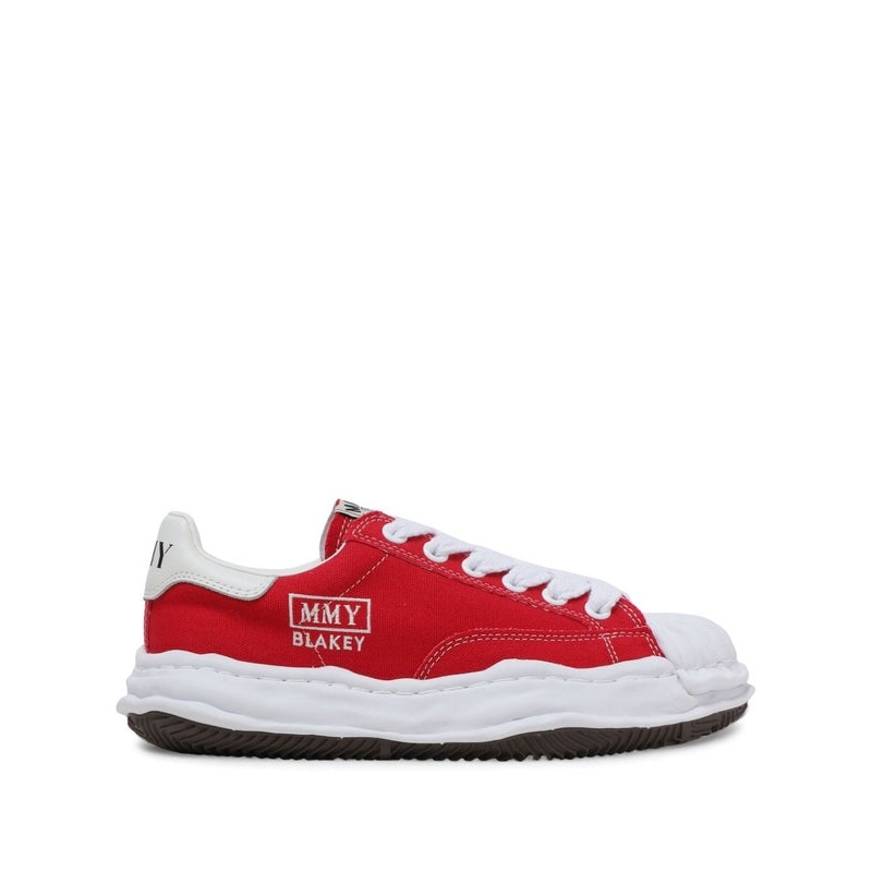 Maison Mihara Yasuhiro Red Low Top Sneakers