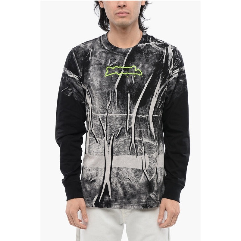 Diesel Black Long Sleeve Top|L