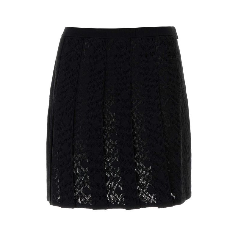 Pleated skirt in monogram 72 jacquard Skirts