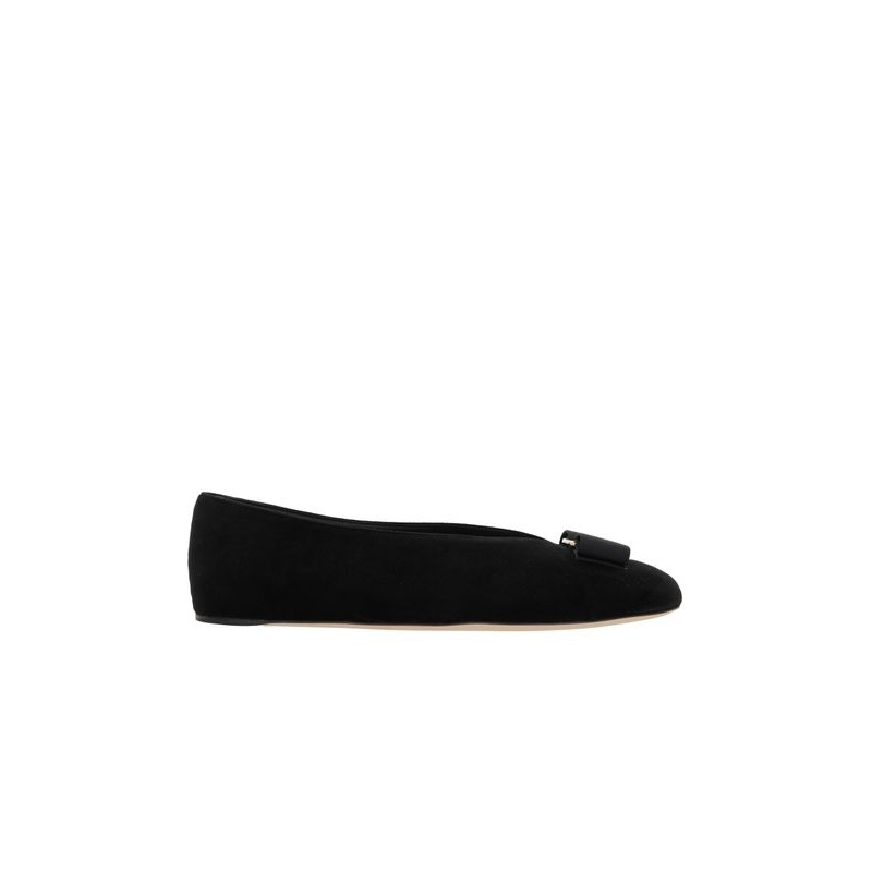 Ferragamo Black Flat Shoes|6|7|8|5.5|6.5|7.5|9.5