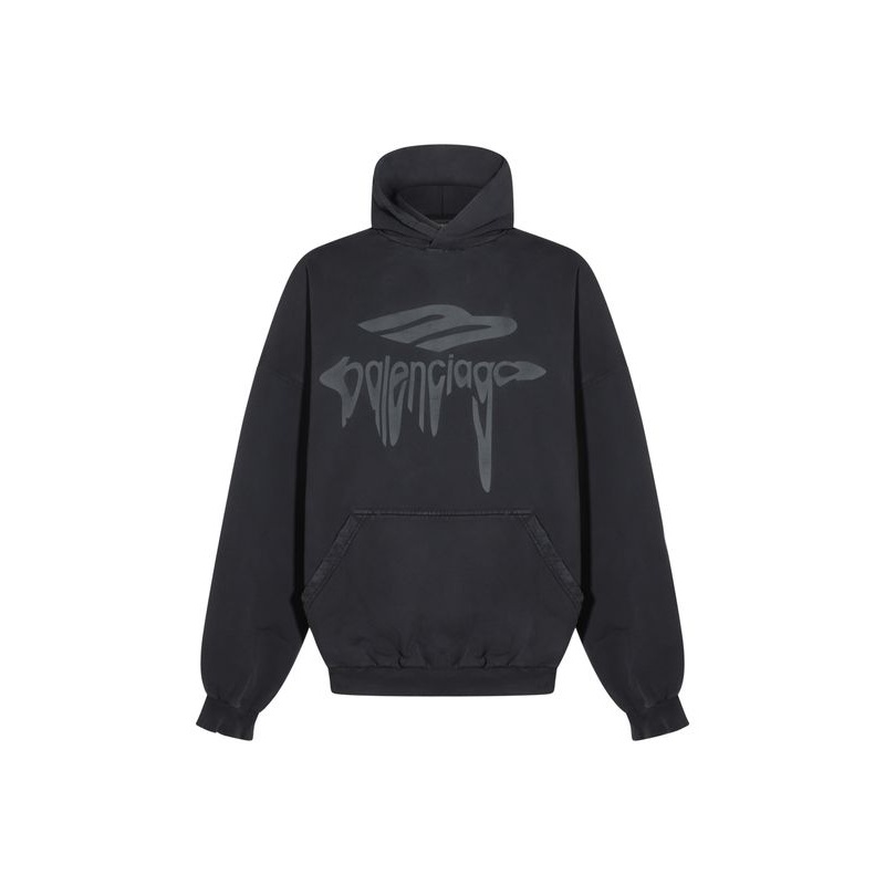 Logo Printed Cotton Hoodie|M|S|XS|XXXS|3XS