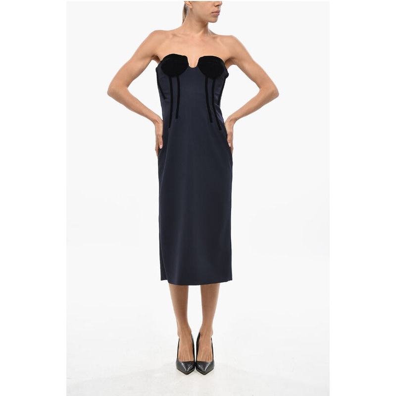 Max Mara Navy Long Dress|IT 38