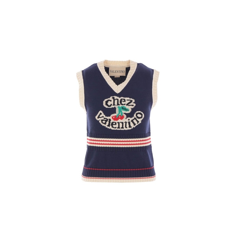 Valentino Navy Knitted|M|S