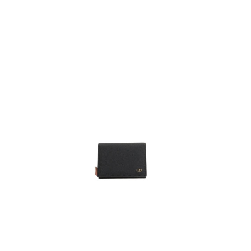 Ferragamo Black Card Holders|OS