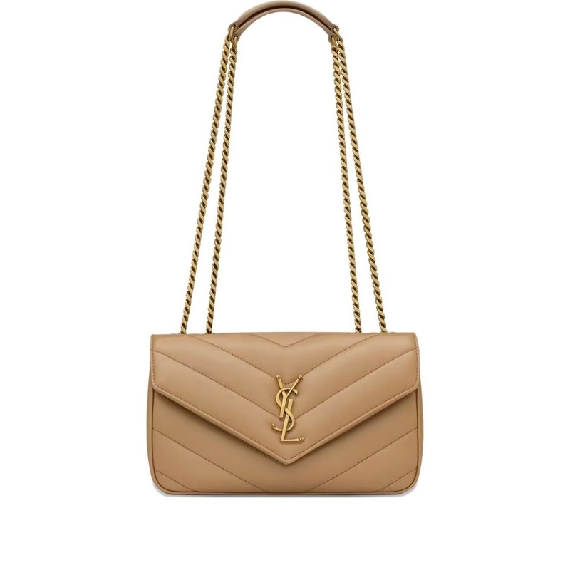 Saint Laurent LouLou Small Brown Crossbody & Shoulder Bags
