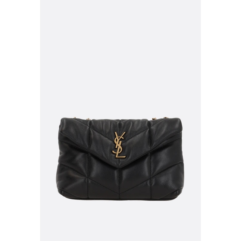 Toy Puffer Leather Chain Shoulder Bag