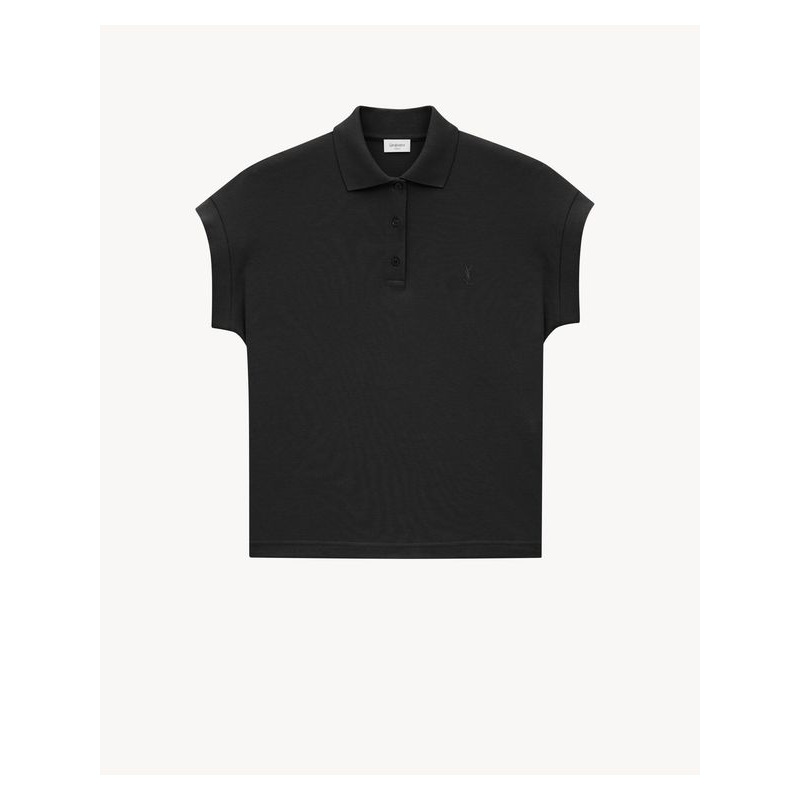 Cassandre Logo Embroidered Polo Shirt