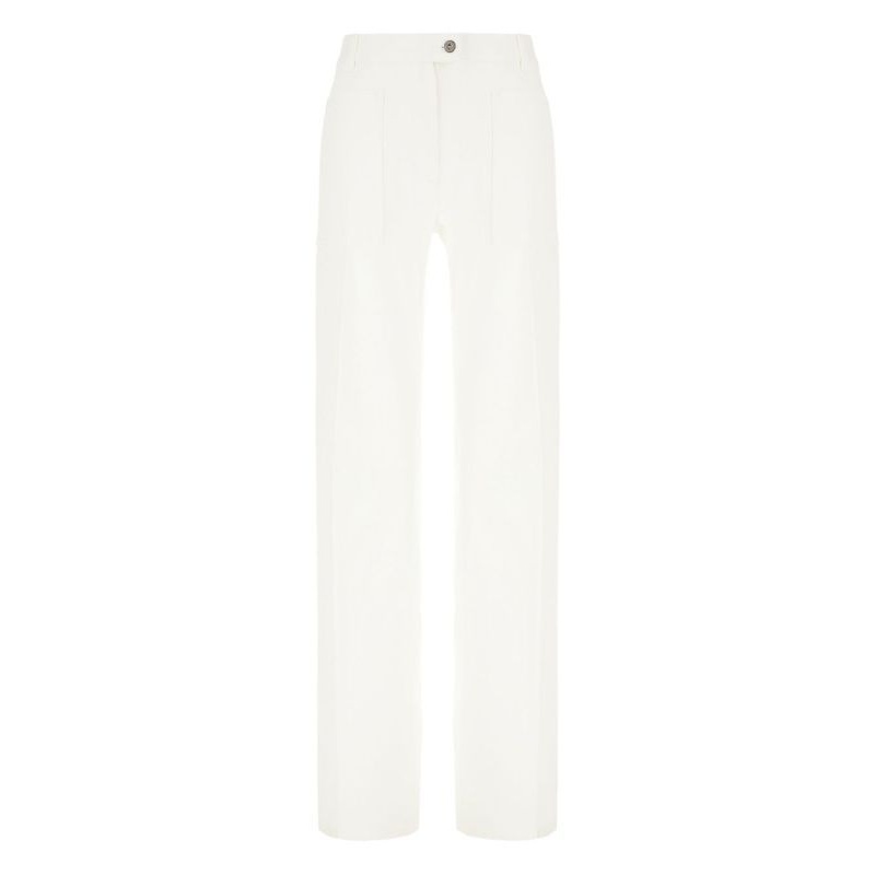 Ferragamo Jeans White Denim Pants