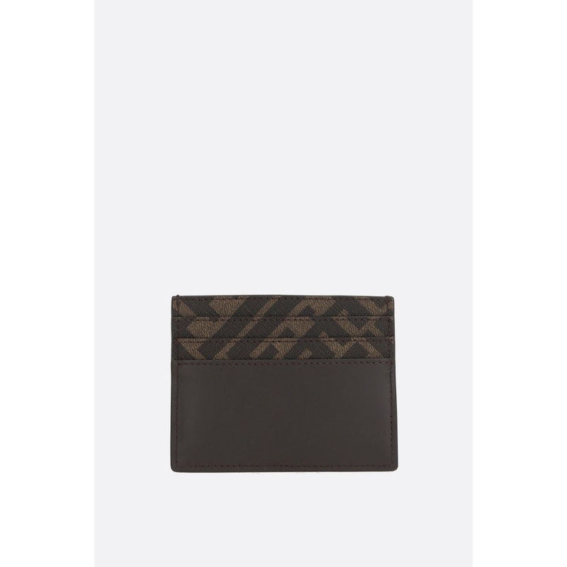 FF Logo Leather Card Wallet|OS