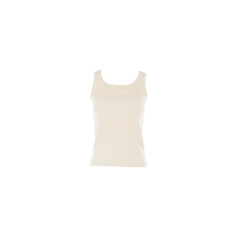 Viscose Nylon Sleeveless Top|XS