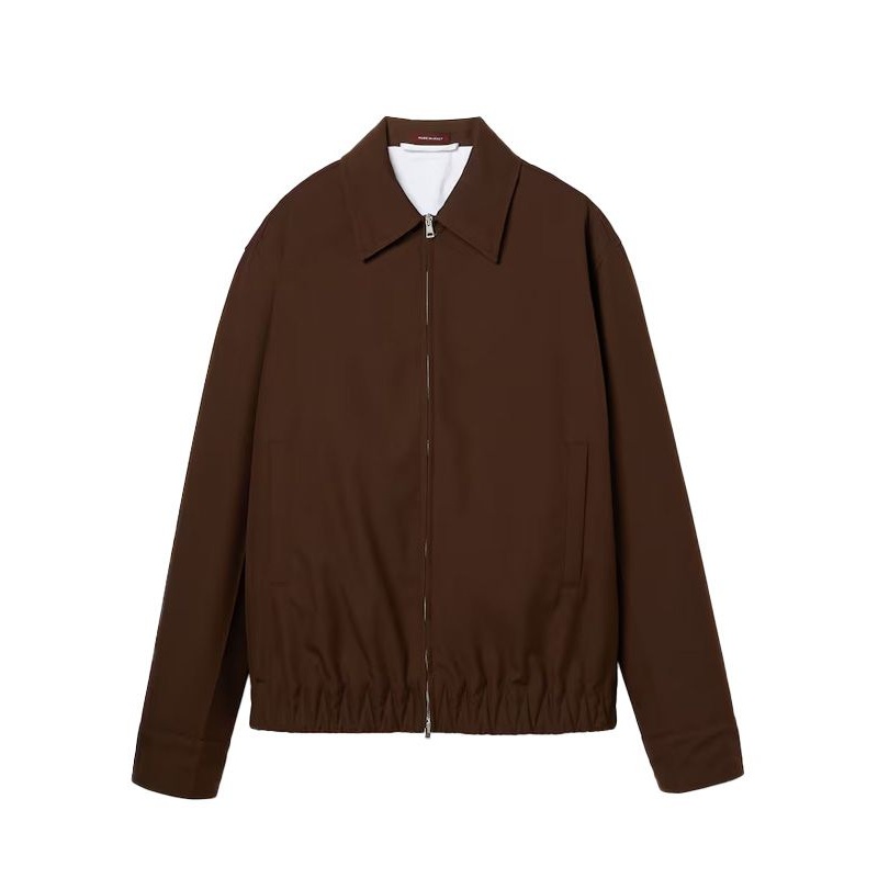 Logo Wool Zip-up Jacket|48