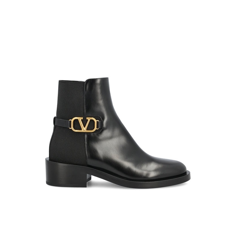 Valentino Black Ankle Boots|36|37|38|40