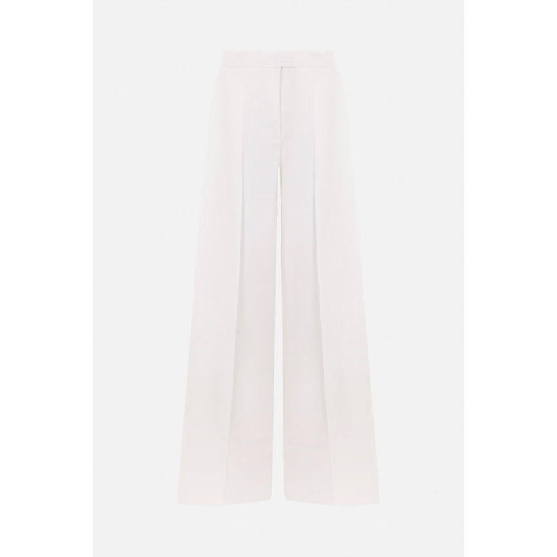 Virgin Wool Pleated Pants|42|44