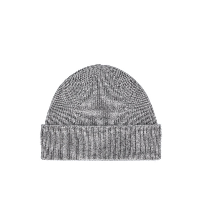 Z Zegna Grey Beanies|UNI