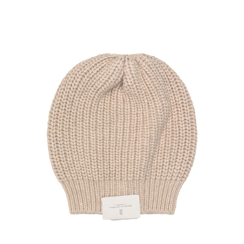 Brunello Cucinelli Beige Beanies