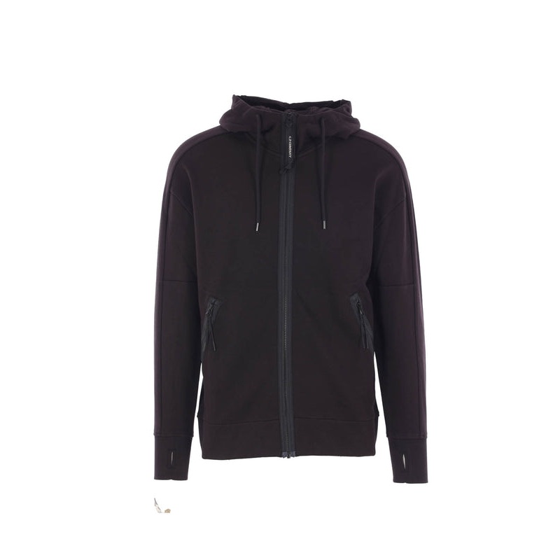 C.P. Company Black Hoodies|L